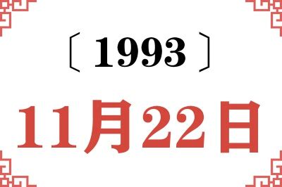 1993年11月22日